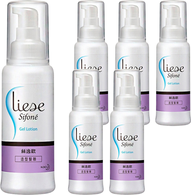 Liese 莉婕 塑髮系列造型髮雕, 100ml, 6瓶