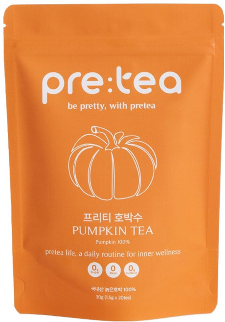 프리티 호박수 티백, 1.5g, 20개입, 1개