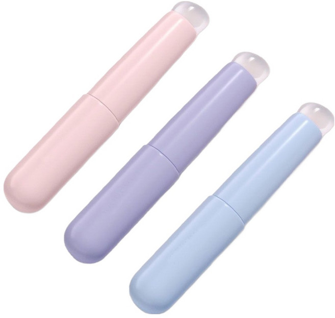 엘로브 메이크업 실리콘 립 브러쉬 3종 세트, 1세트, 혼합색상