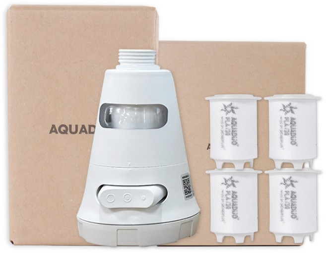 아쿠아듀오 주방 정수 헤드 SF-7000거위목수전형 + PLA 리필필터 4p, 1개, 무향