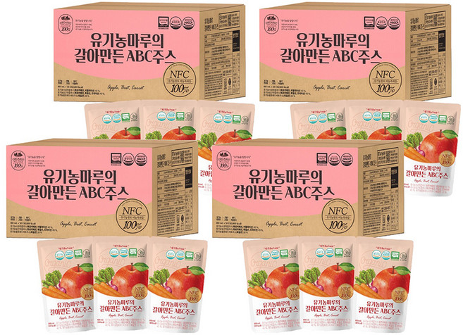 유기농마루 갈아만든 ABC 주스, 100ml, 200개