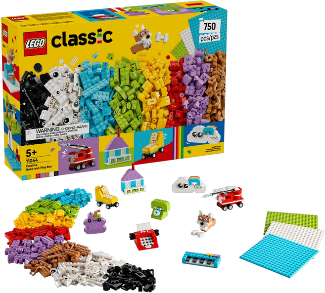 LEGO 11044 經典系列 創意拼砌玩樂百寶盒 Creative Build-and-Play Box, 創意拼砌玩樂百寶盒 C ea ive Build-a d-Play Box, 1盒