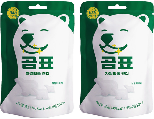 곰표 자일리톨 캔디, 35g, 2개