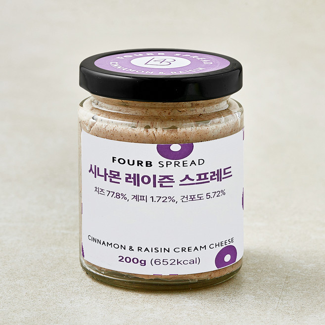 포비 시나몬 레이즌 스프레드, 200g, 1개, 1개입