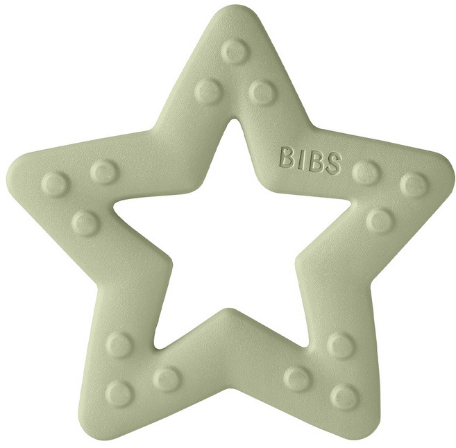 BIBS Baby Bitie 固齒器, 星星灰綠, 1個