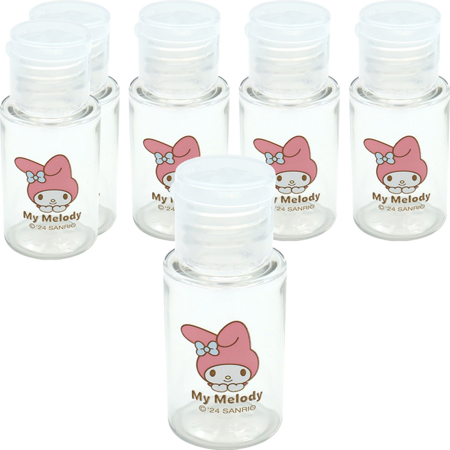 산리오 캐릭터즈 원터치용기 20ml, 6개, 마이멜로디