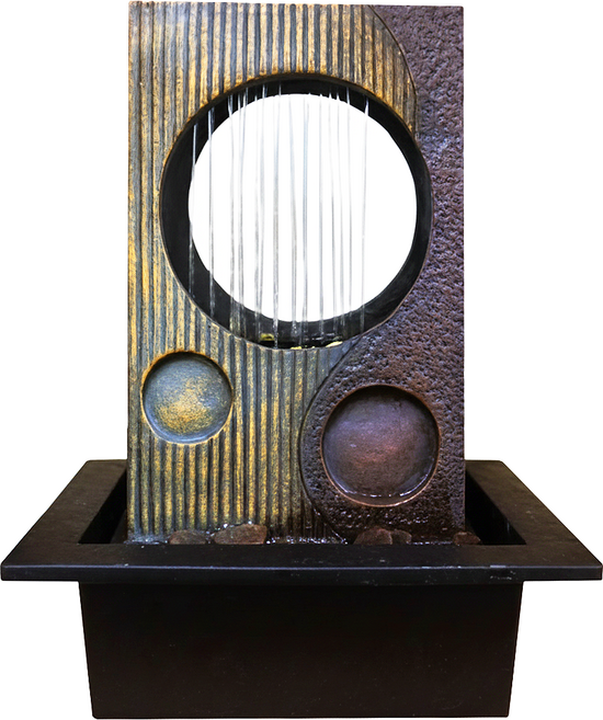 Kinyo 一簾幽夢 流水飾品系列, 深灰色 + 黃色