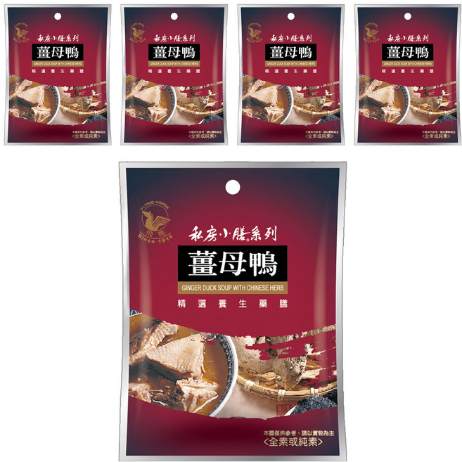 飛馬 薑母鴨 60g 精選養生藥膳, 5包