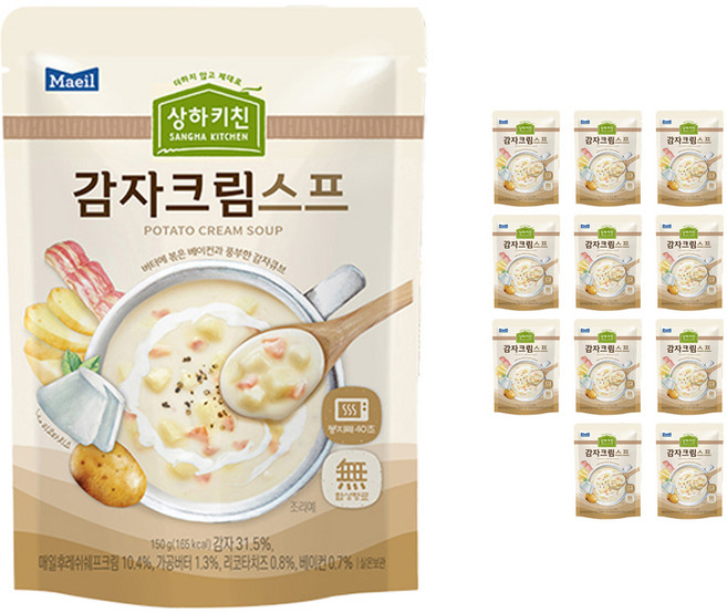 상하키친 감자크림스프, 150g, 12개