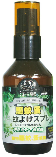 wow wow baby 汪汪寶貝 寵物驅蚊/蚤噴霧, 不適用, 60ml, 1瓶