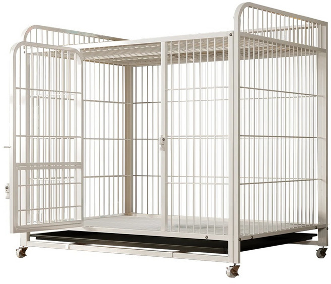 可置物狗籠, 1個, 白色