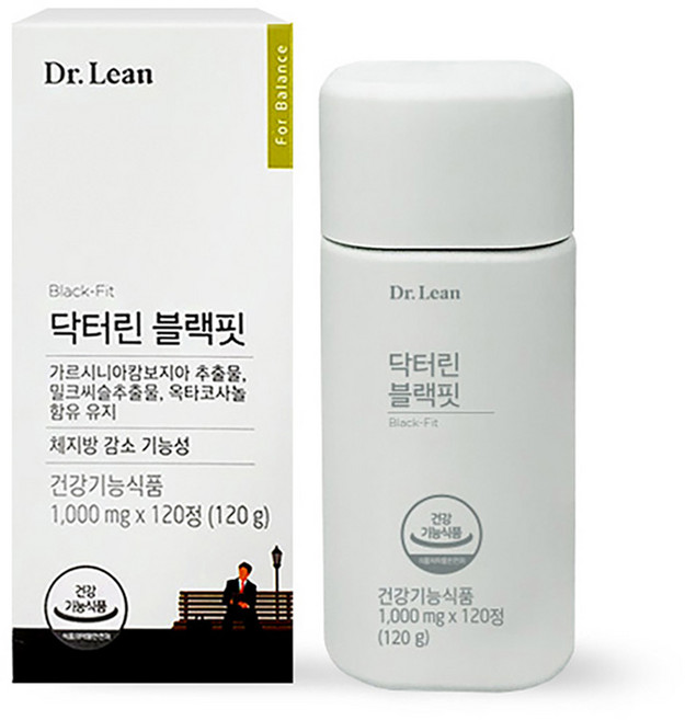 닥터린 블랙핏 다이어트 식품, 120정, 1개