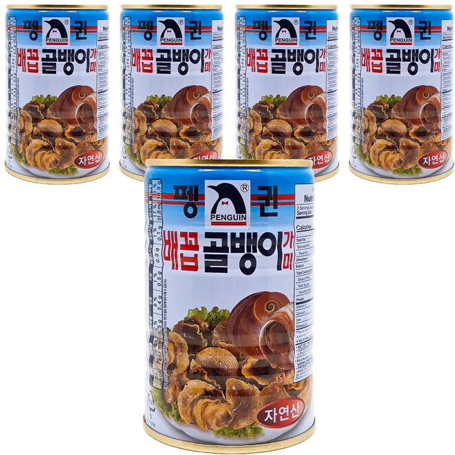 펭귄 배꼽골뱅이, 400g, 5개