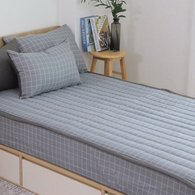 이룸앤 에브리 베이직 침대패드, 모던차콜