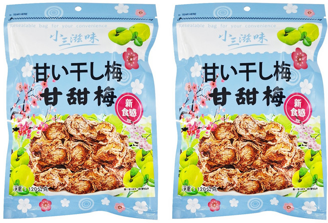 Chiao-E 巧益 甘甜梅, 120g, 2包