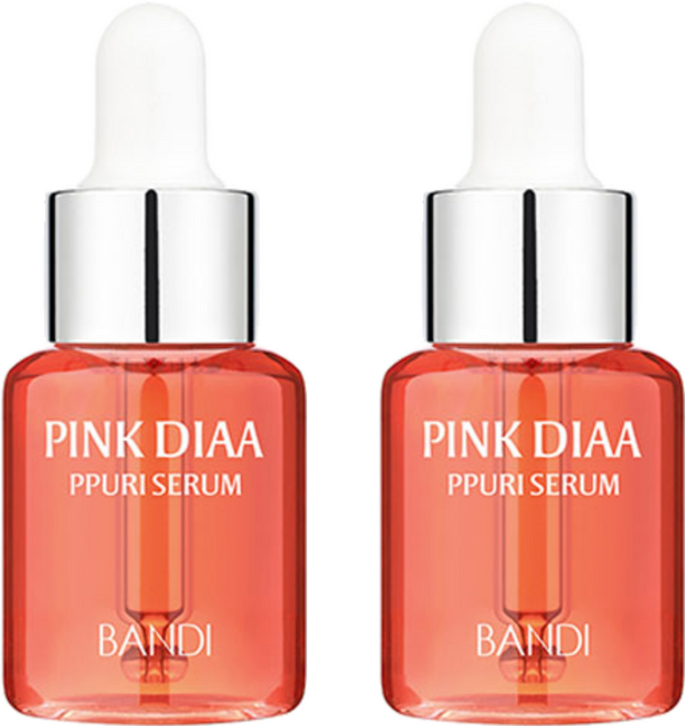 반디BANDI 네일큐어 핑크다이아 뿌리세럼 네일영양제, 17ml, 2개