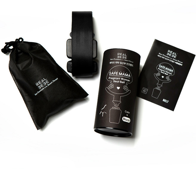 리얼베베 세이프마마 임산부 안전벨트커버, 블랙, 1개