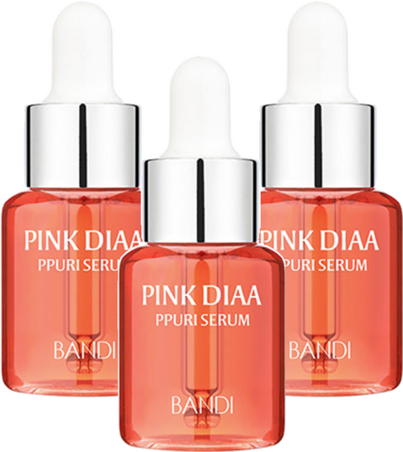 반디BANDI 네일큐어 핑크다이아 뿌리세럼 네일영양제, 17ml, 3개