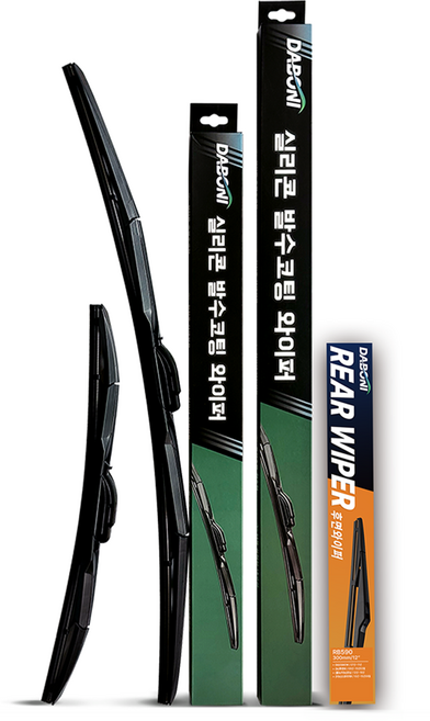 다보니 빗물을 튕겨주는 실리콘 발수코팅 하이브리드 와이퍼 전면 후면 세트, 쏘렌토R 2009년~2014년