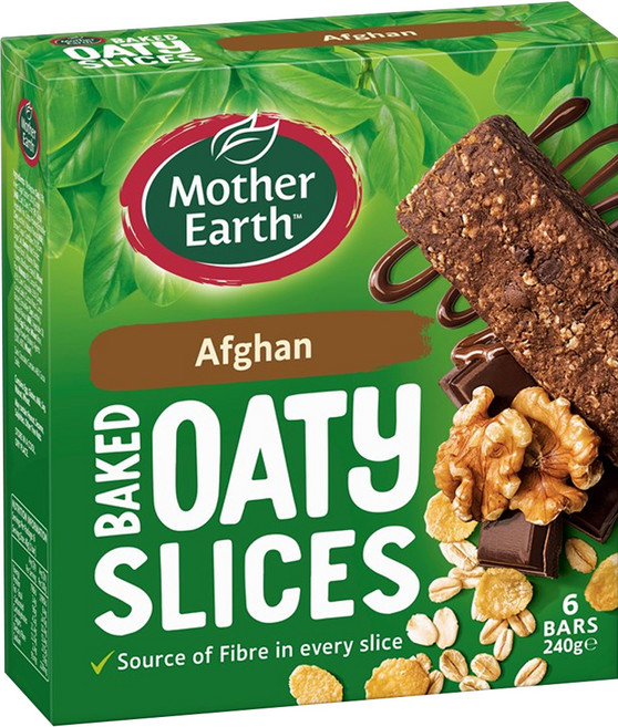 Mother Earth 烘焙燕麥棒 黑巧克力 6條, 240g, 1盒