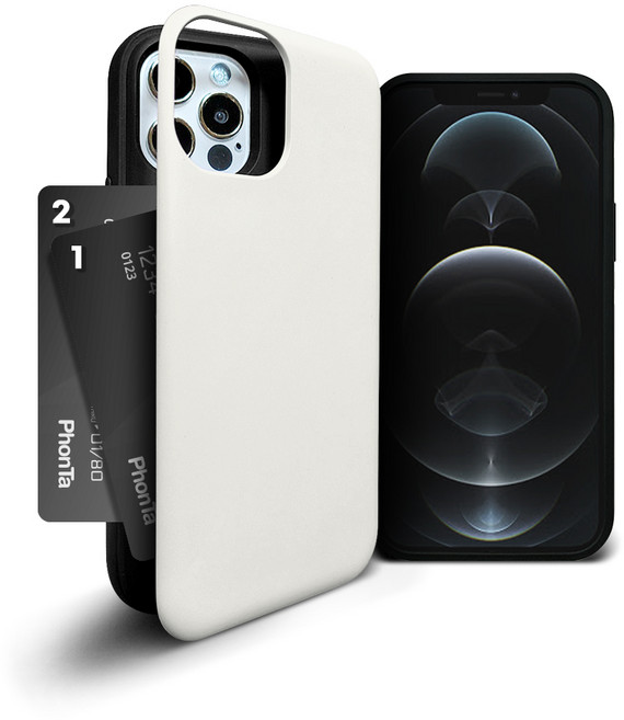 폰타 컬러톤 무지 마그네틱 카드도어 범퍼 휴대폰 케이스