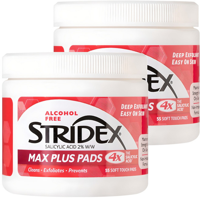 스트라이덱스 맥스 플러스 패드 180g, 55매입, 2개