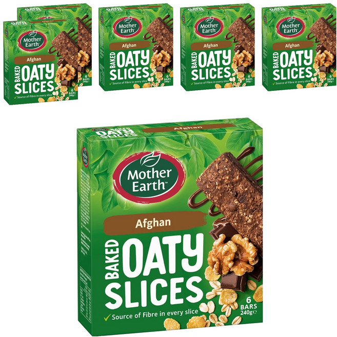 Mother Earth 烘焙燕麥棒 黑巧克力 6條, 240g, 6盒