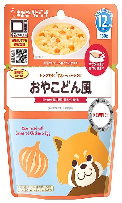 Kewpie 野菜雞肉親子丼飯 12M 130g 寶寶副食品 營養美味好吸收, 雞肉親子丼飯, 1包