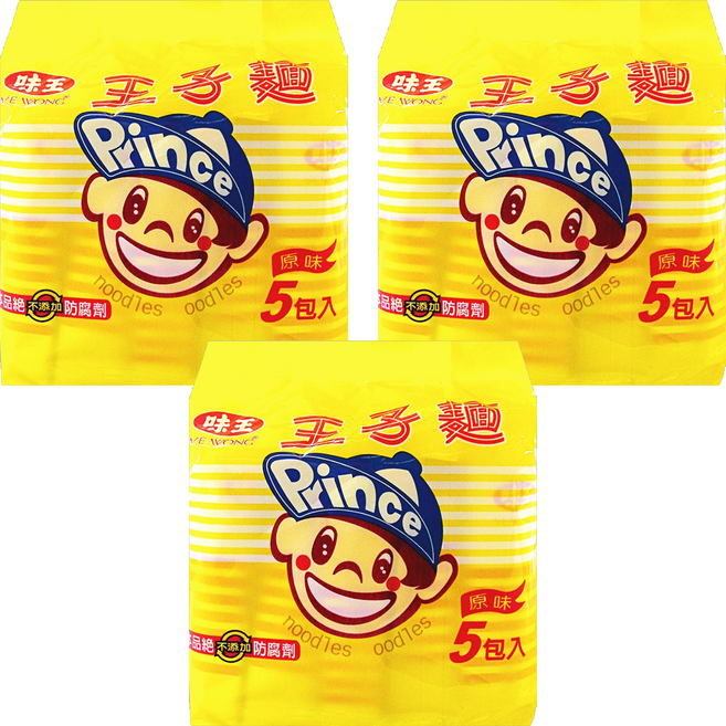 味王 王子麵 原味, 40g, 15包