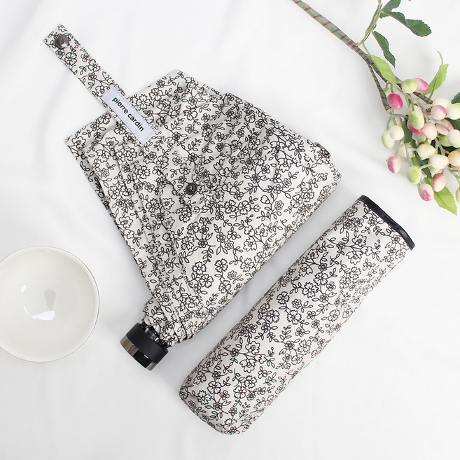 피에르가르뎅 마리 슬림 수동 3단우양산