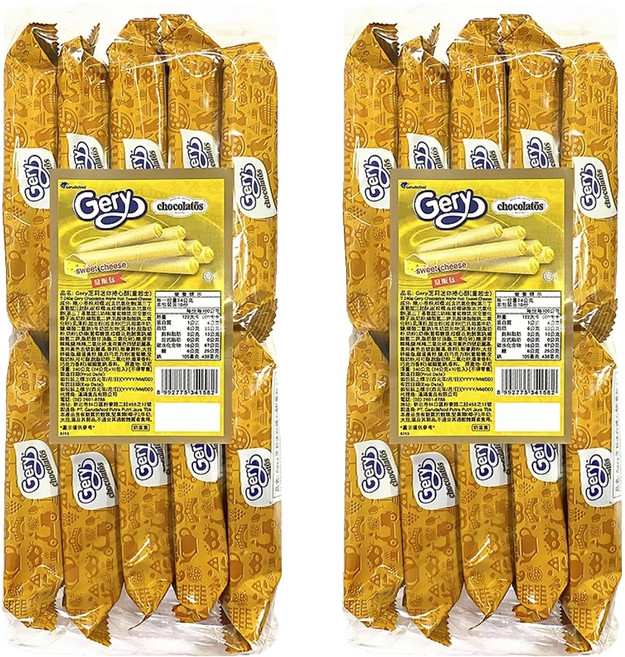 Gery 芝莉 迷你捲心酥 重起士, 240g, 2包