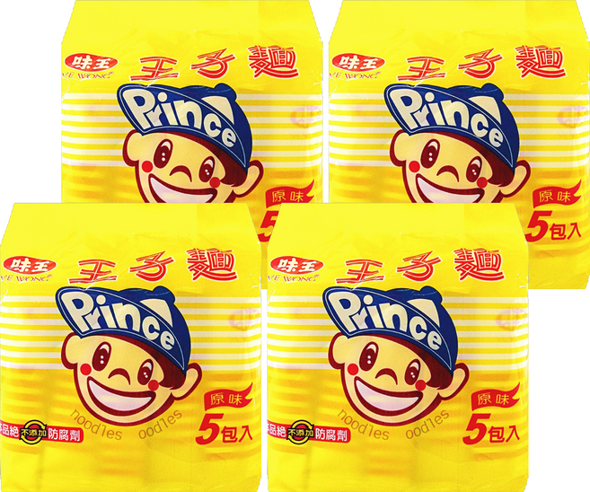 味王 王子麵 原味, 40g, 20包