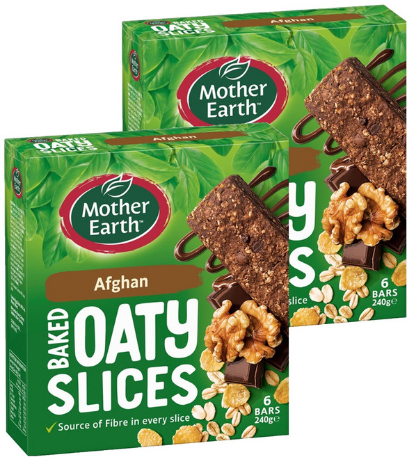 Mother Earth 烘焙燕麥棒 黑巧克力 6條, 240g, 2盒