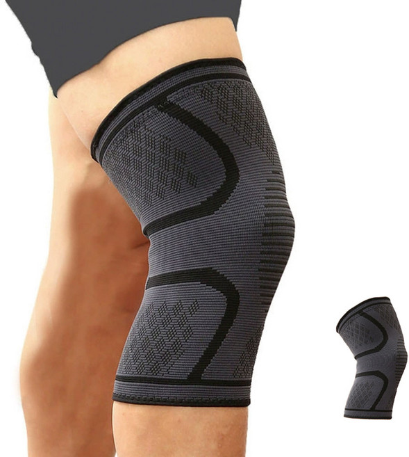 헨센 논슬립 편안한 무릎보호대, 1개, 블랙