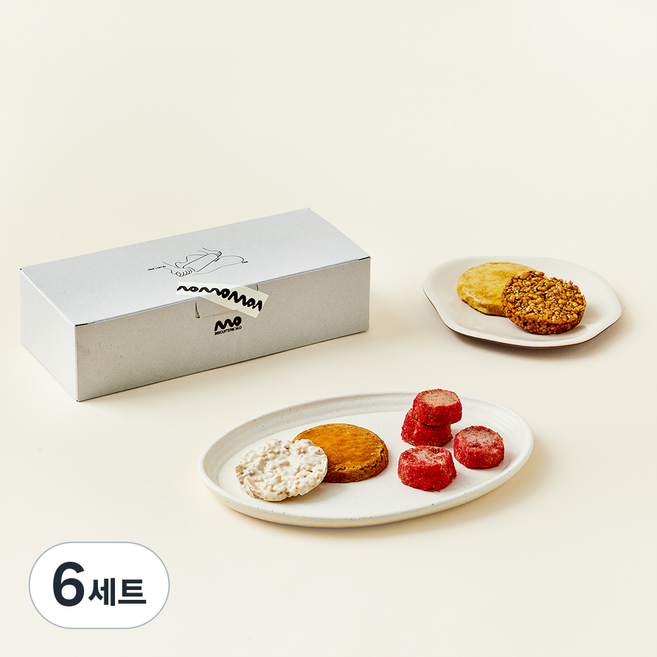 메종엠오 비스퀴테리 엠오 쿠키 5종 세트, 106g, 1개입, 6세트