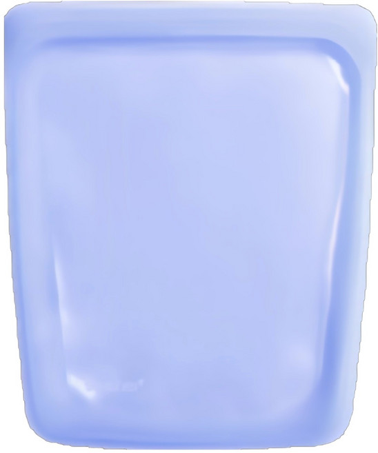 Stasher 大長形密封袋 食品級白金矽膠 可重複使用 耐溫-40°C至200°C 1899ml, 26.9 x 18.9 x 21.6cm, 紫外光, 1入, 1個