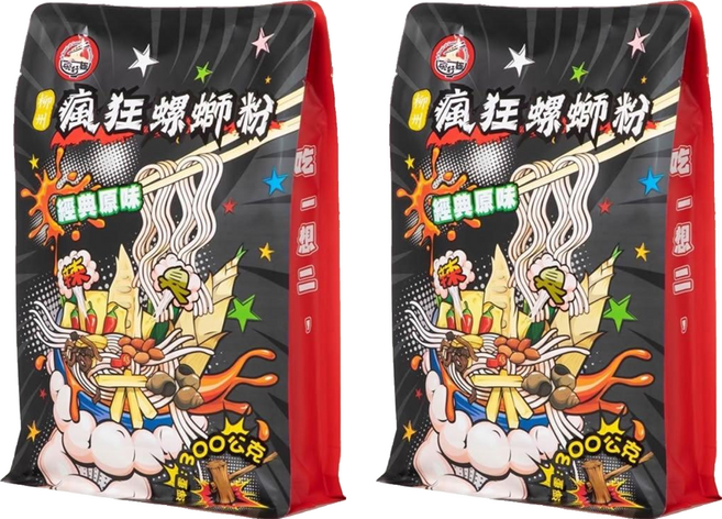 一碗好麵 瘋狂螺螄粉 經典原味, 300g, 2包