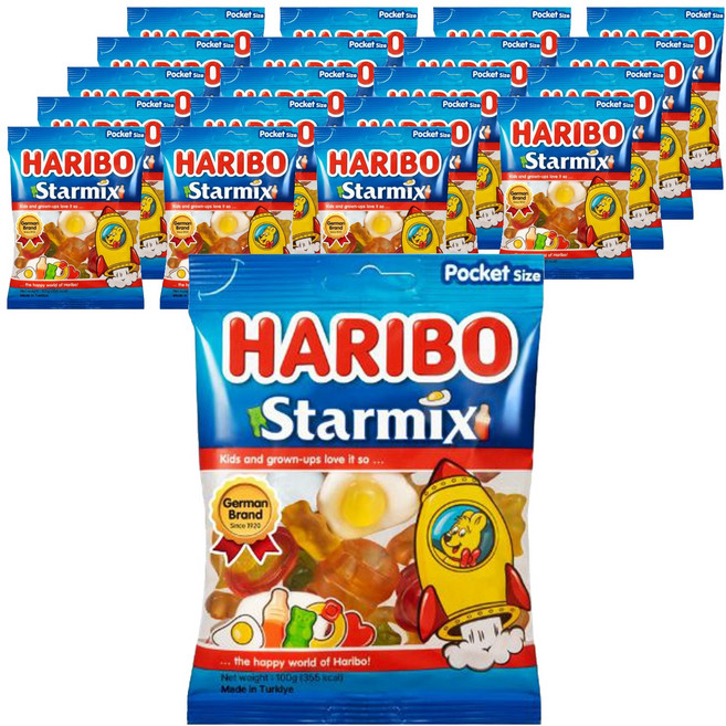 하리보 스타믹스 젤리, 100g, 20개