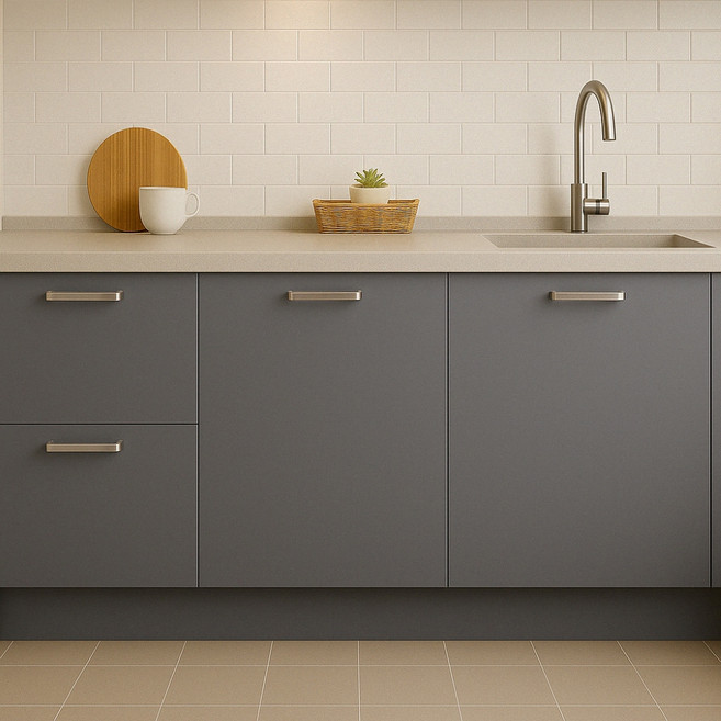 데코리아 현대필름 가구 싱크대 냉장고 셀프 리폼 생활방수 접착식 칼라 시트지 필름 SOLID L, 551스모크그레이, 폭 615mm x 길이 4m