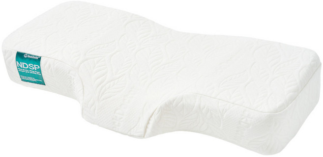 넥닥터 고밀도 메모리폼 기능성 경추베개, 화이트, 1개