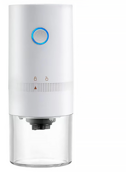 ANTIAN 意式電動咖啡磨豆機 白色, KMDJ-2A