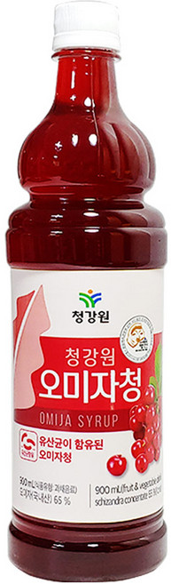 인차 오미자청 농축액, 900ml, 1개