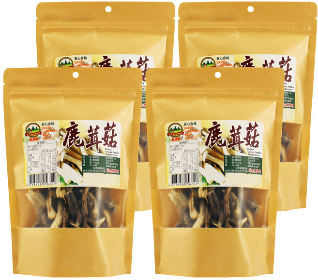 WON LAI WON 旺來旺 鹿茸菇, 40g, 4包