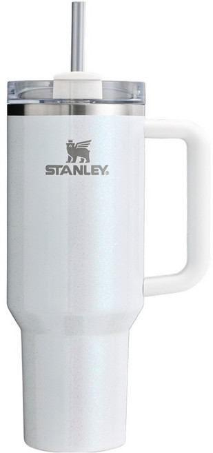 스탠리 퀜처 H2.0 플로우 스테이트 텀블러, 펄 화이트, 1.18L, 1개