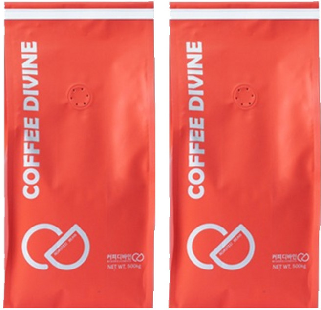 COFFEE DIVINE 低咖啡因巴西NY 3/4咖啡豆, 咖啡機, 500g, 2個