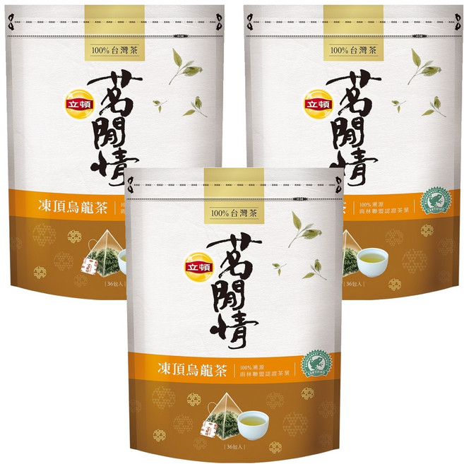 Lipton 立頓 茗閒情 凍頂烏龍茶, 2.8g, 36包, 3袋