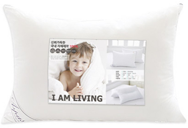 아임리빙 소프트터치 마이크로화이버 일반형 베개솜, 화이트, 1개
