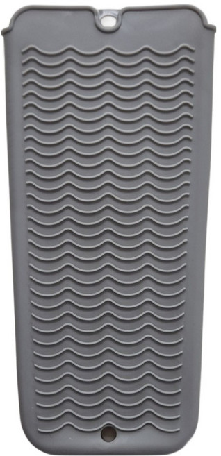 큐세라 실리콘 고데기 내열 받침 파우치, 1개, 그레이