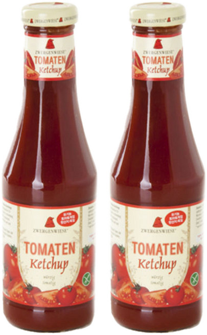 쯔베르겐비제 유기농 토마토 케찹, 500ml, 2개