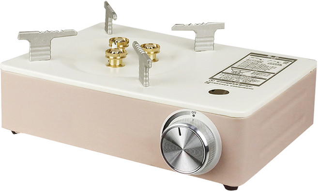 SUPA FINE 勳風 MEIJI 美緻 三爐頭卡式爐 1.4kg, 白色, 1個